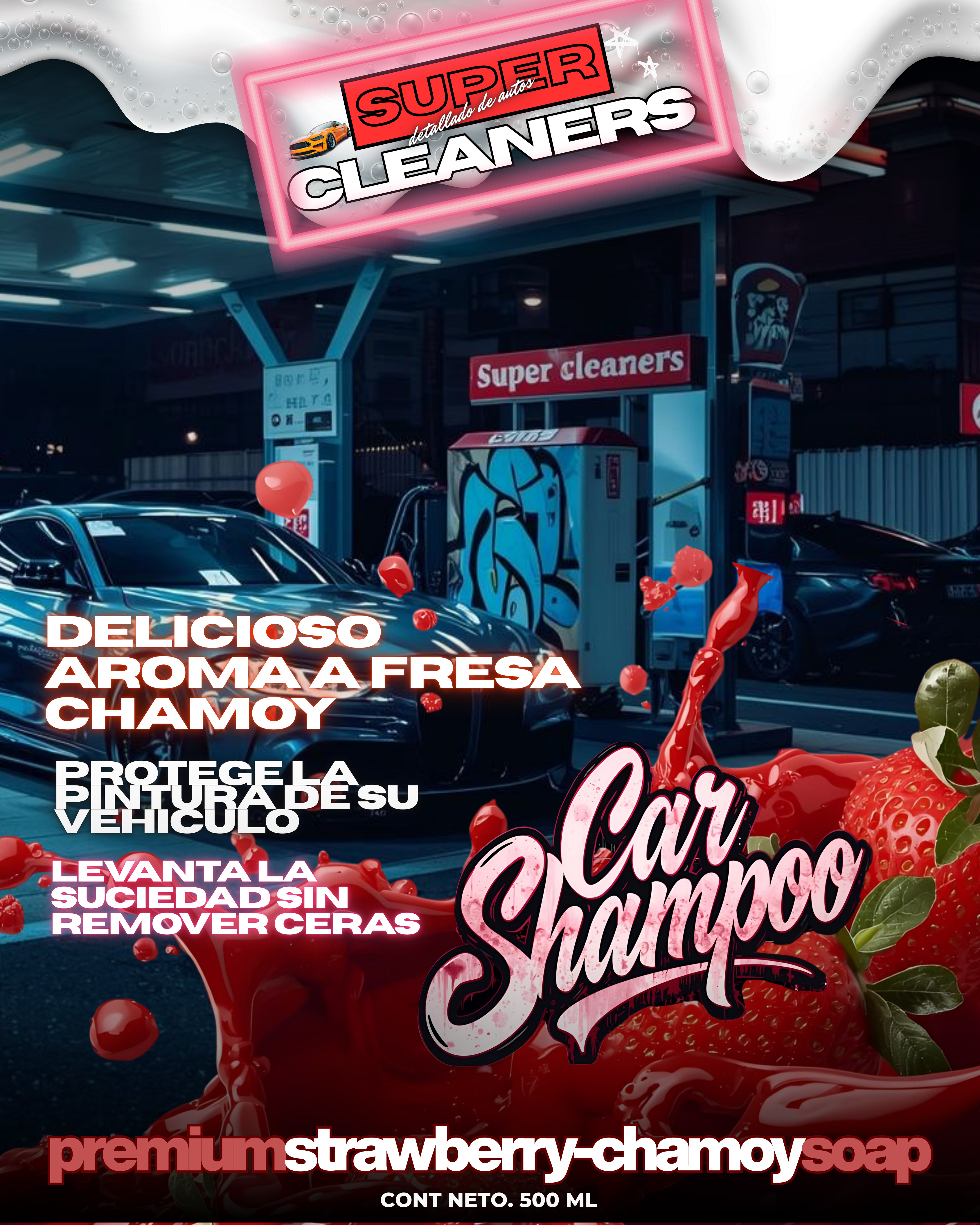 shampoo strawberry PRO wash
