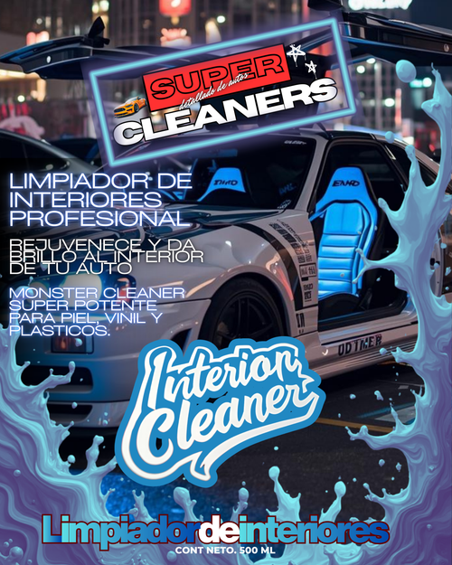 limpiador de interiores para auto
