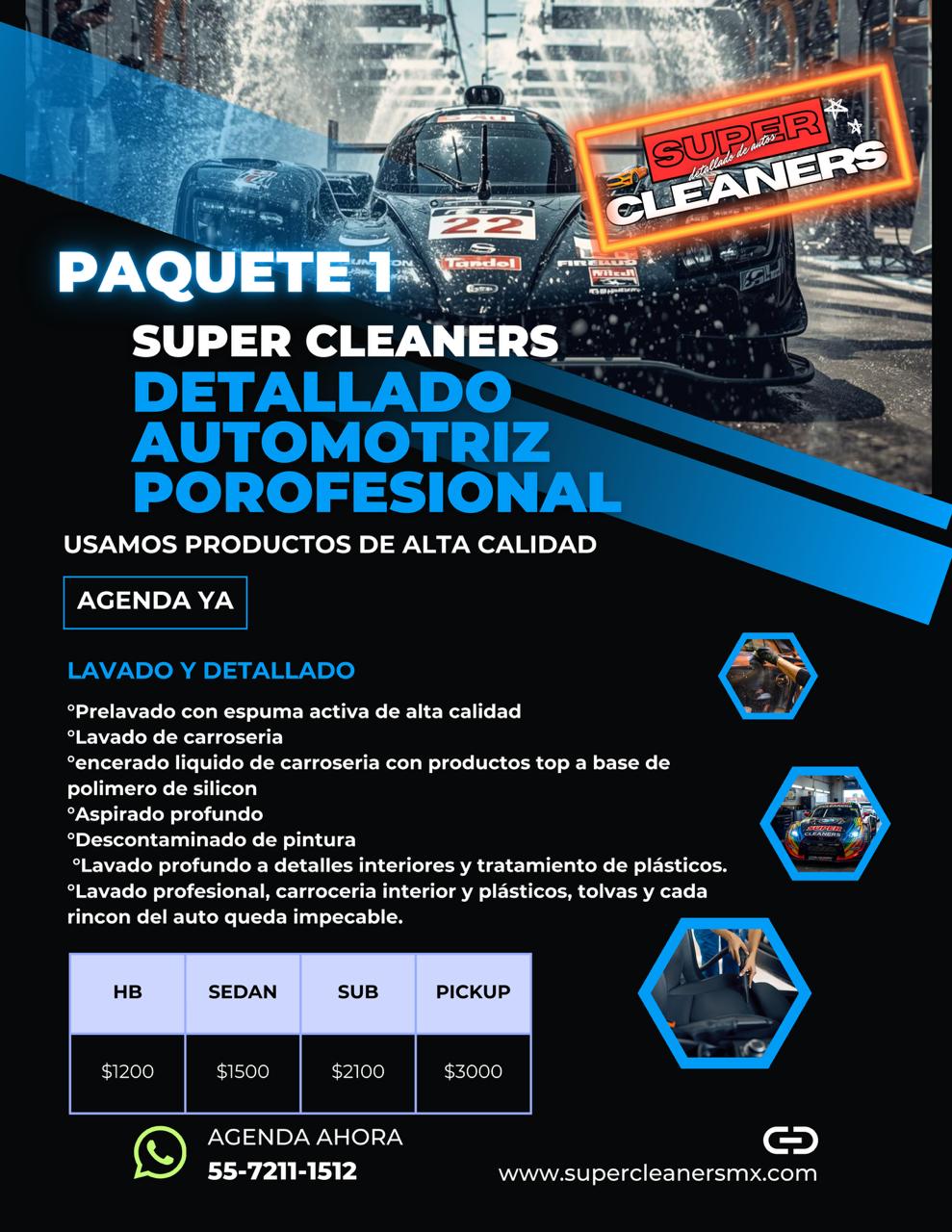 Paquete 1 estética automotriz