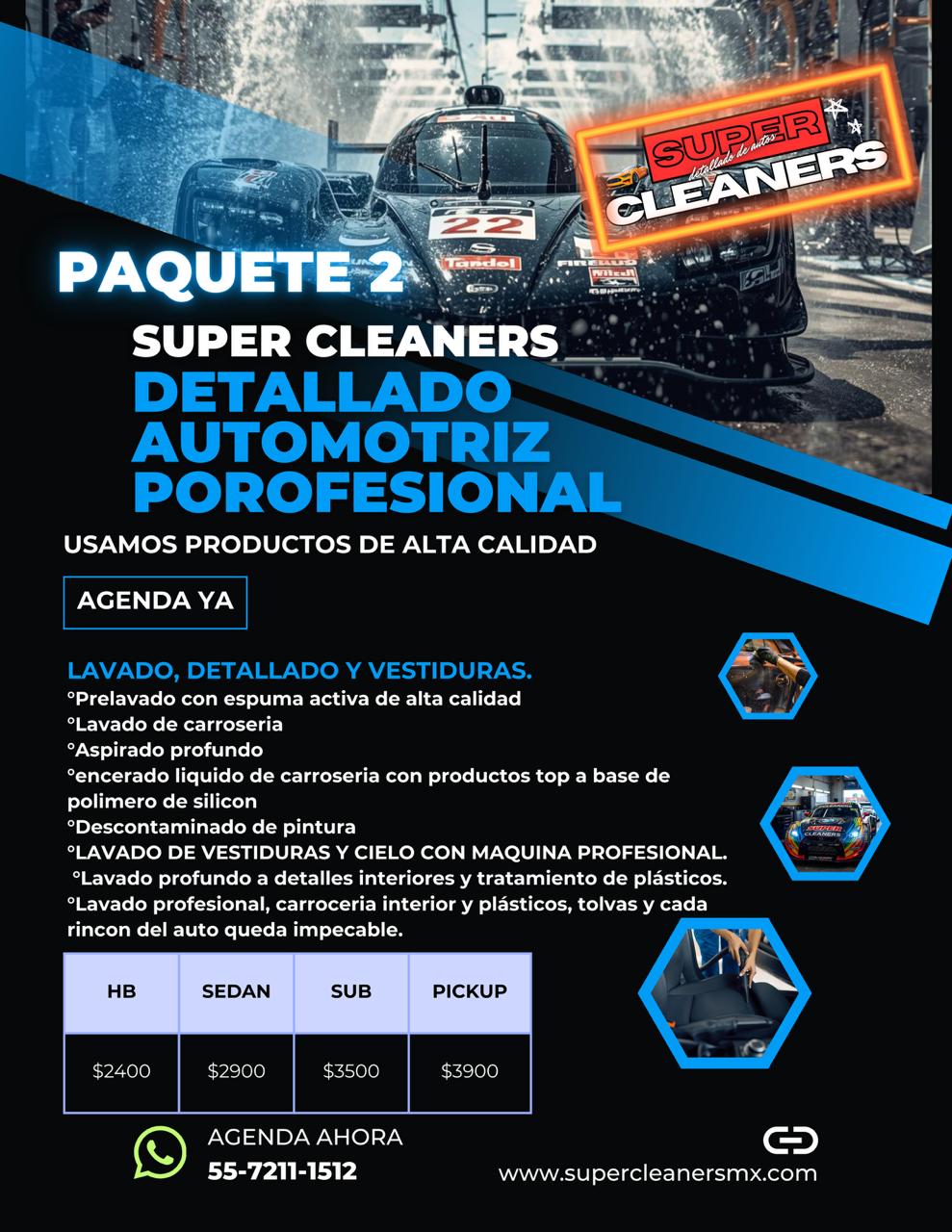Paquete 2 delta super cleaners